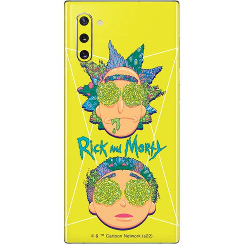 Adult Swim Rick and Morty Rick and Morty Portal Eyes Galaxy Note 10 Skin